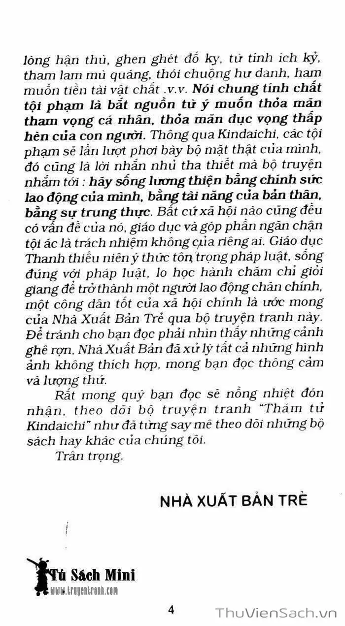 Truyện Tranh Thám Tử Kindaichi trang 4