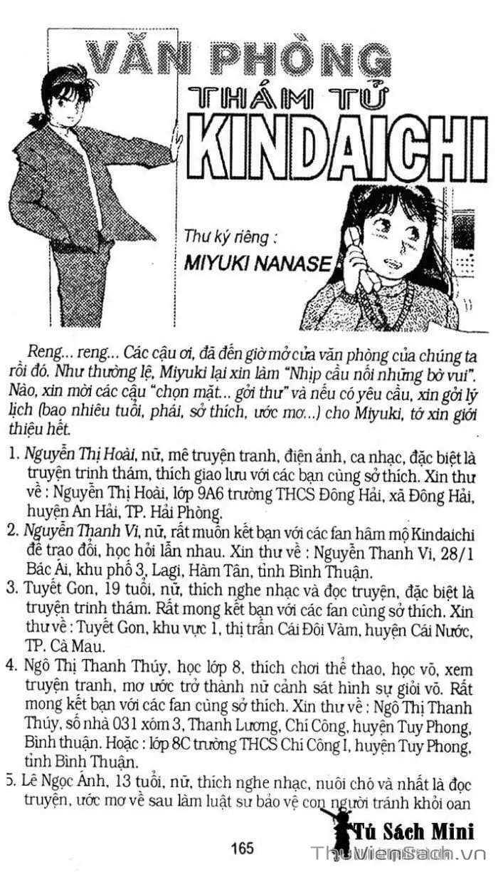 Truyện Tranh Thám Tử Kindaichi trang 4