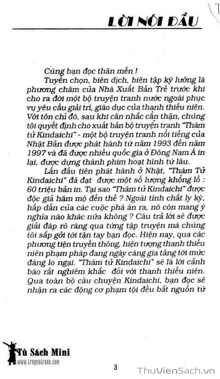 Truyện Tranh Thám Tử Kindaichi trang 4