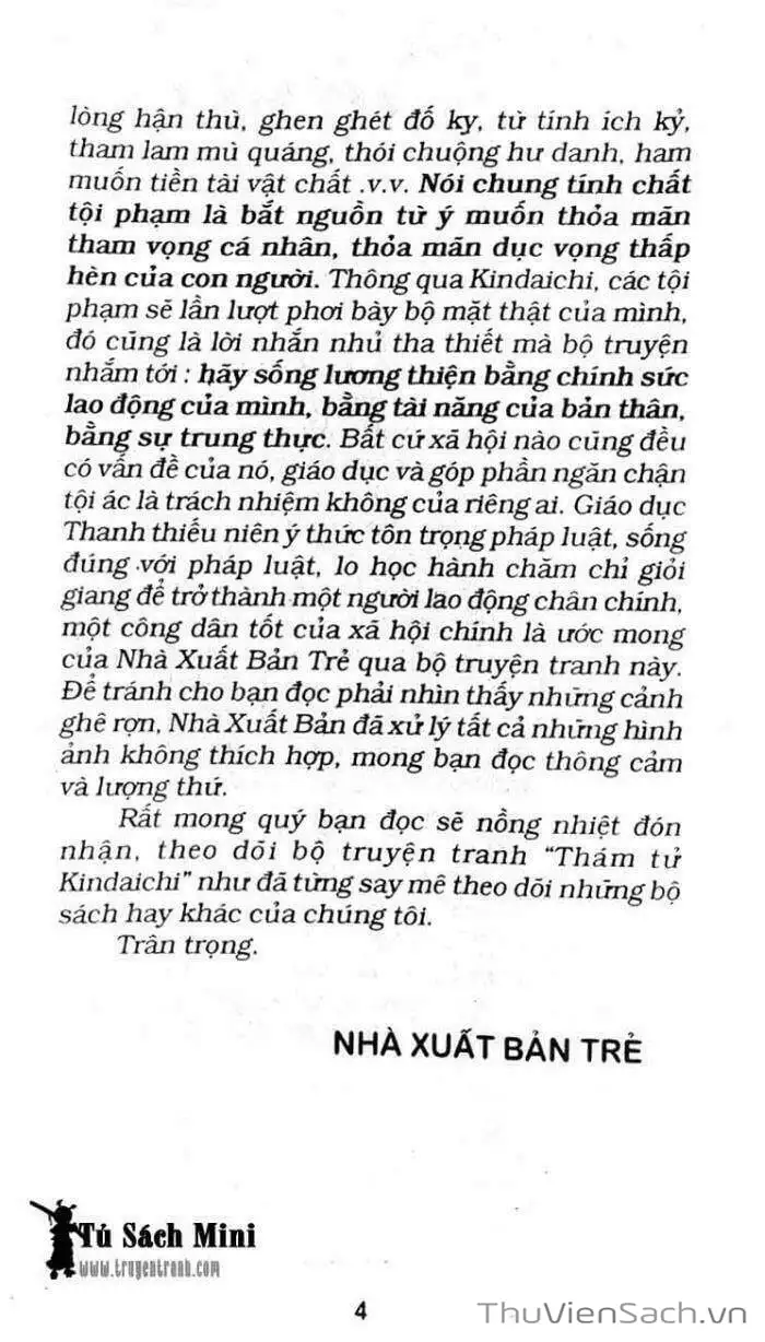 Truyện Tranh Thám Tử Kindaichi trang 4