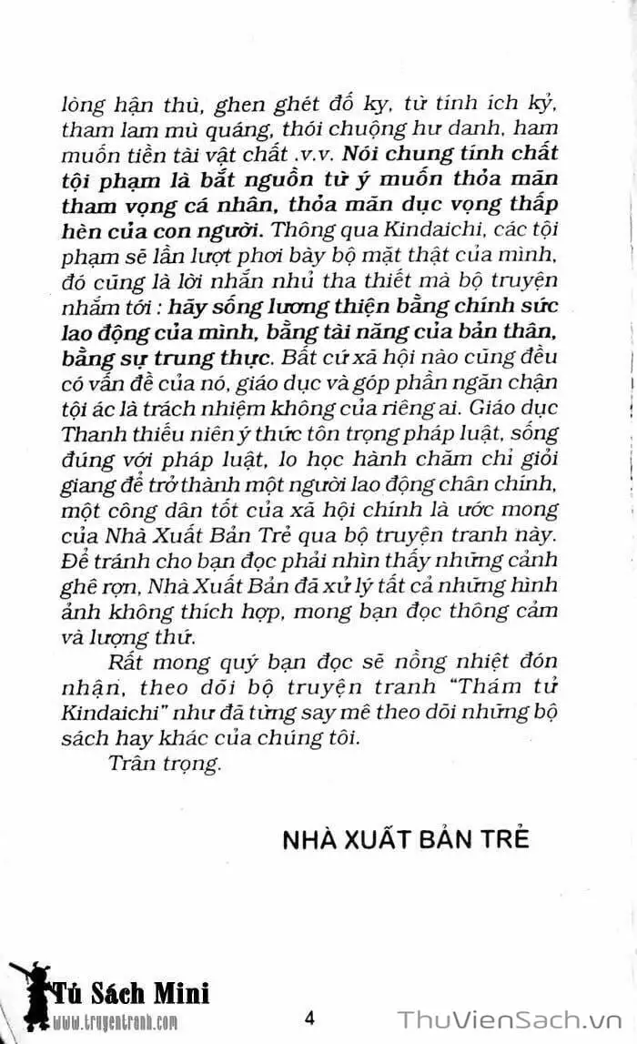 Truyện Tranh Thám Tử Kindaichi trang 4