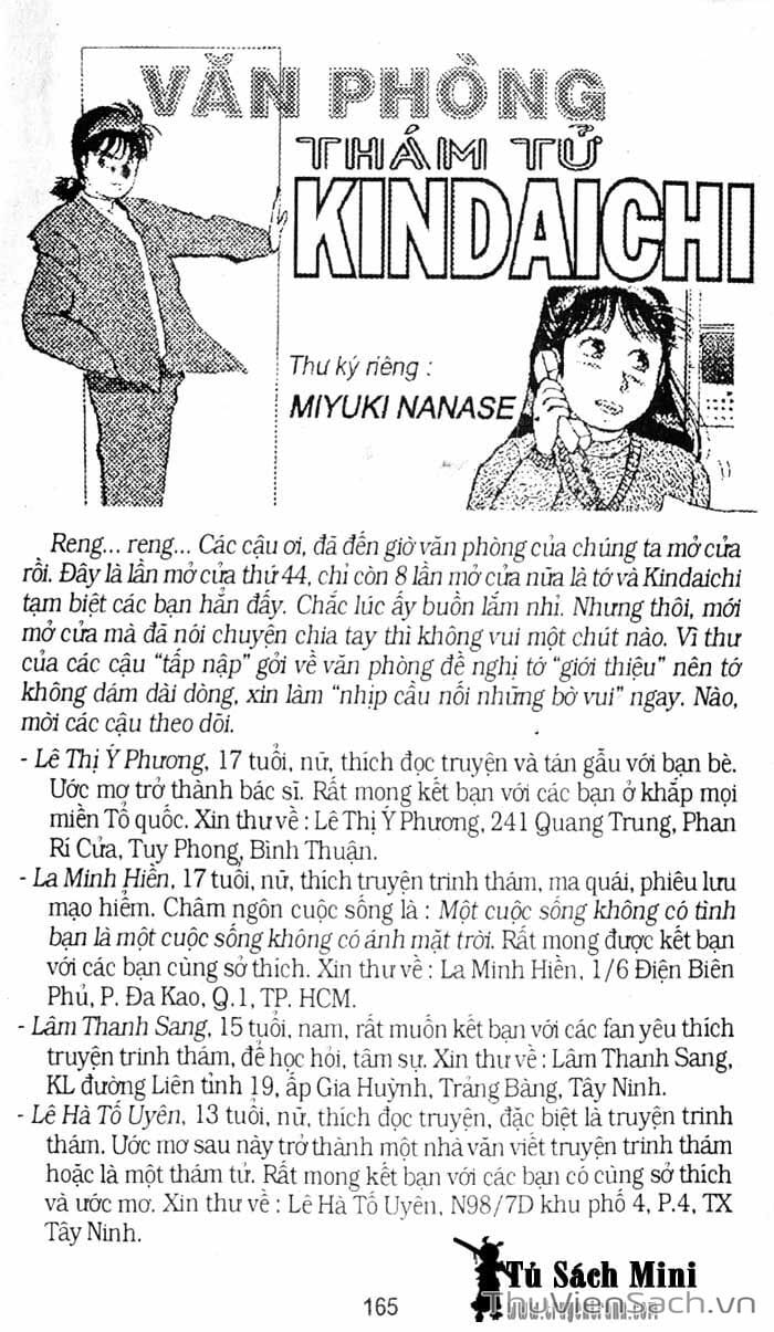 Truyện Tranh Thám Tử Kindaichi trang 4