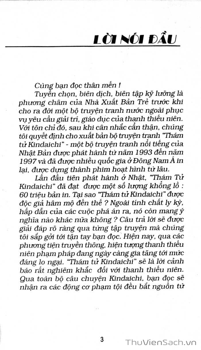 Truyện Tranh Thám Tử Kindaichi trang 4