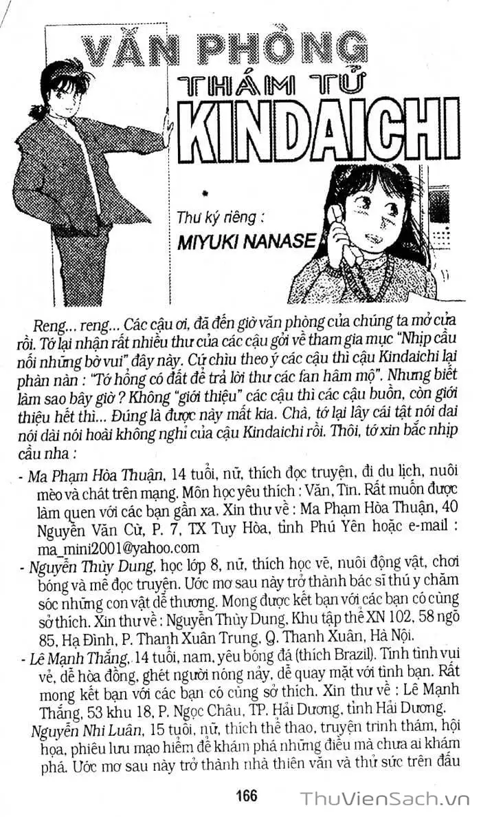 Truyện Tranh Thám Tử Kindaichi trang 4