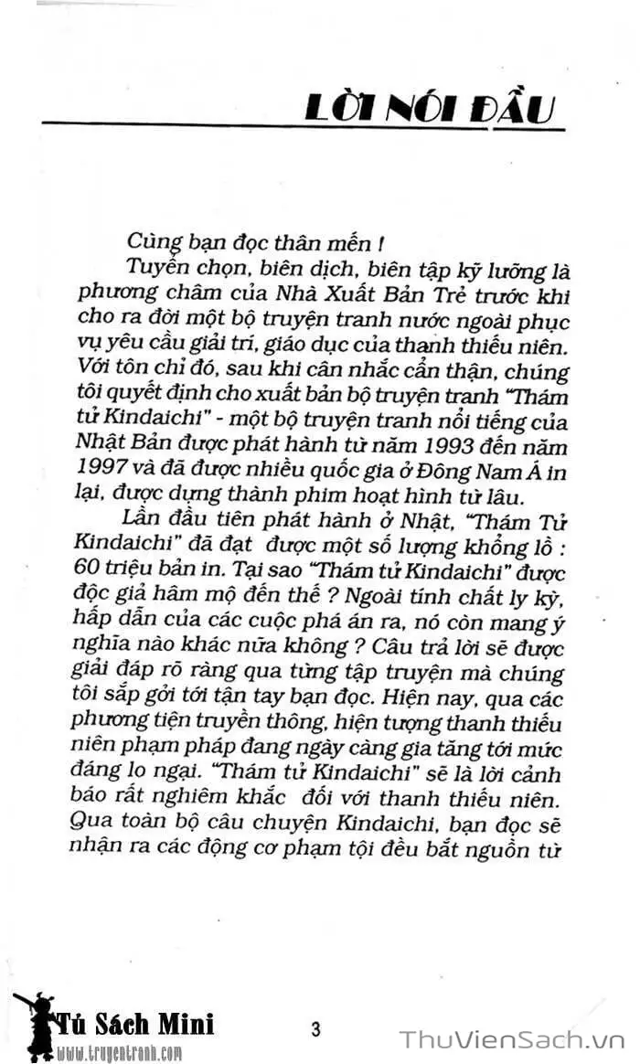 Truyện Tranh Thám Tử Kindaichi trang 4