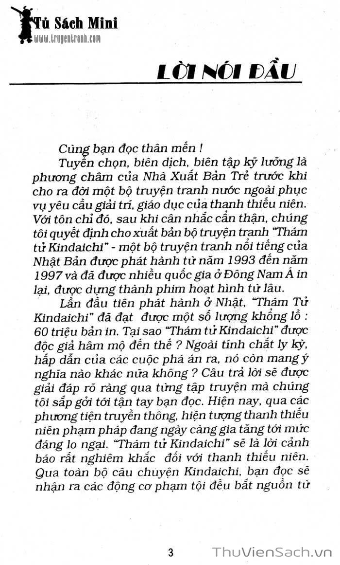 Truyện Tranh Thám Tử Kindaichi trang 4