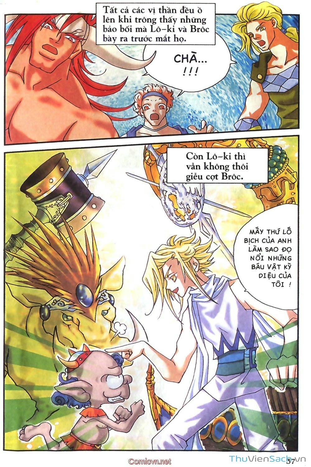 Truyện Tranh Thần Thoại Bắc Âu - Thế Giới Các Vị Thần trang 2