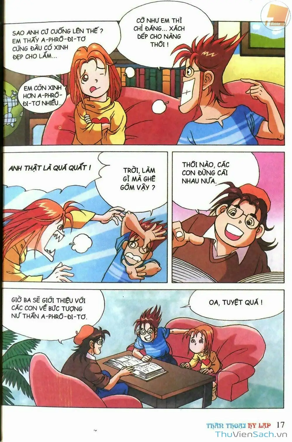 Truyện Tranh Thần Thoại Hy Lạp - Nguồn Gốc Các Vị Thần trang 3