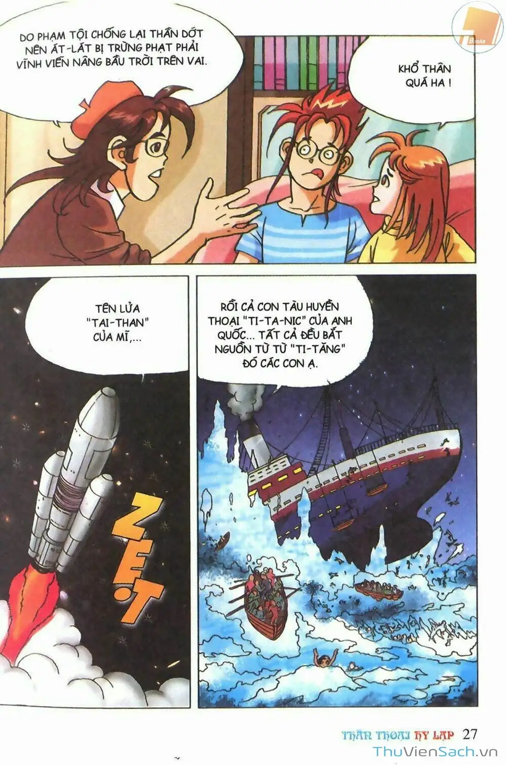 Truyện Tranh Thần Thoại Hy Lạp - Nguồn Gốc Các Vị Thần trang 3