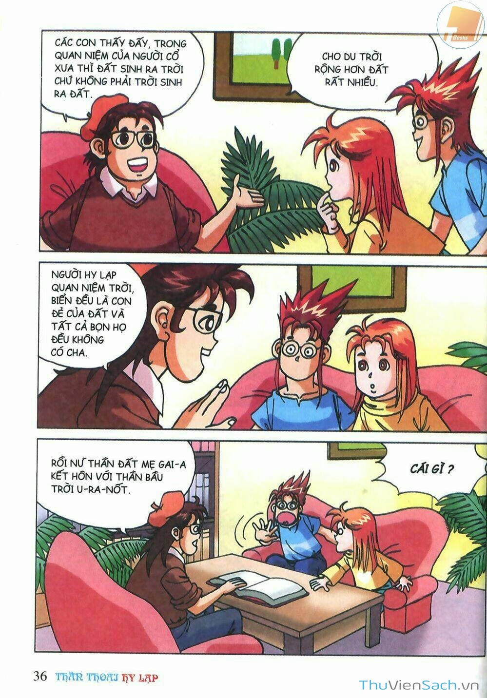 Truyện Tranh Thần Thoại Hy Lạp - Nguồn Gốc Các Vị Thần trang 3