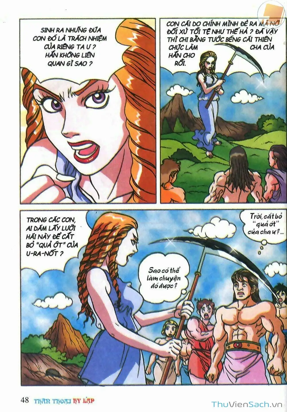 Truyện Tranh Thần Thoại Hy Lạp - Nguồn Gốc Các Vị Thần trang 3