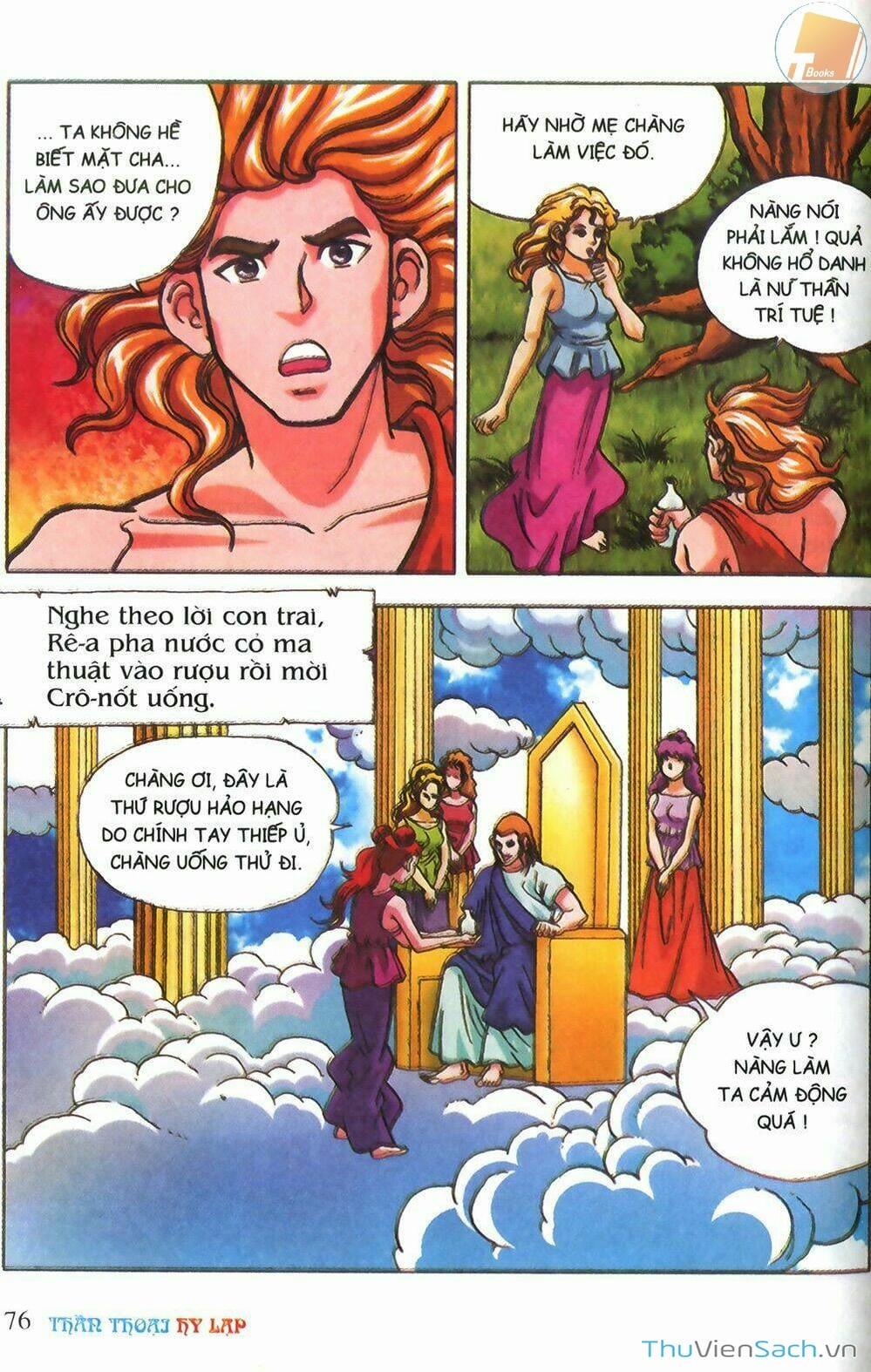 Truyện Tranh Thần Thoại Hy Lạp - Nguồn Gốc Các Vị Thần trang 3