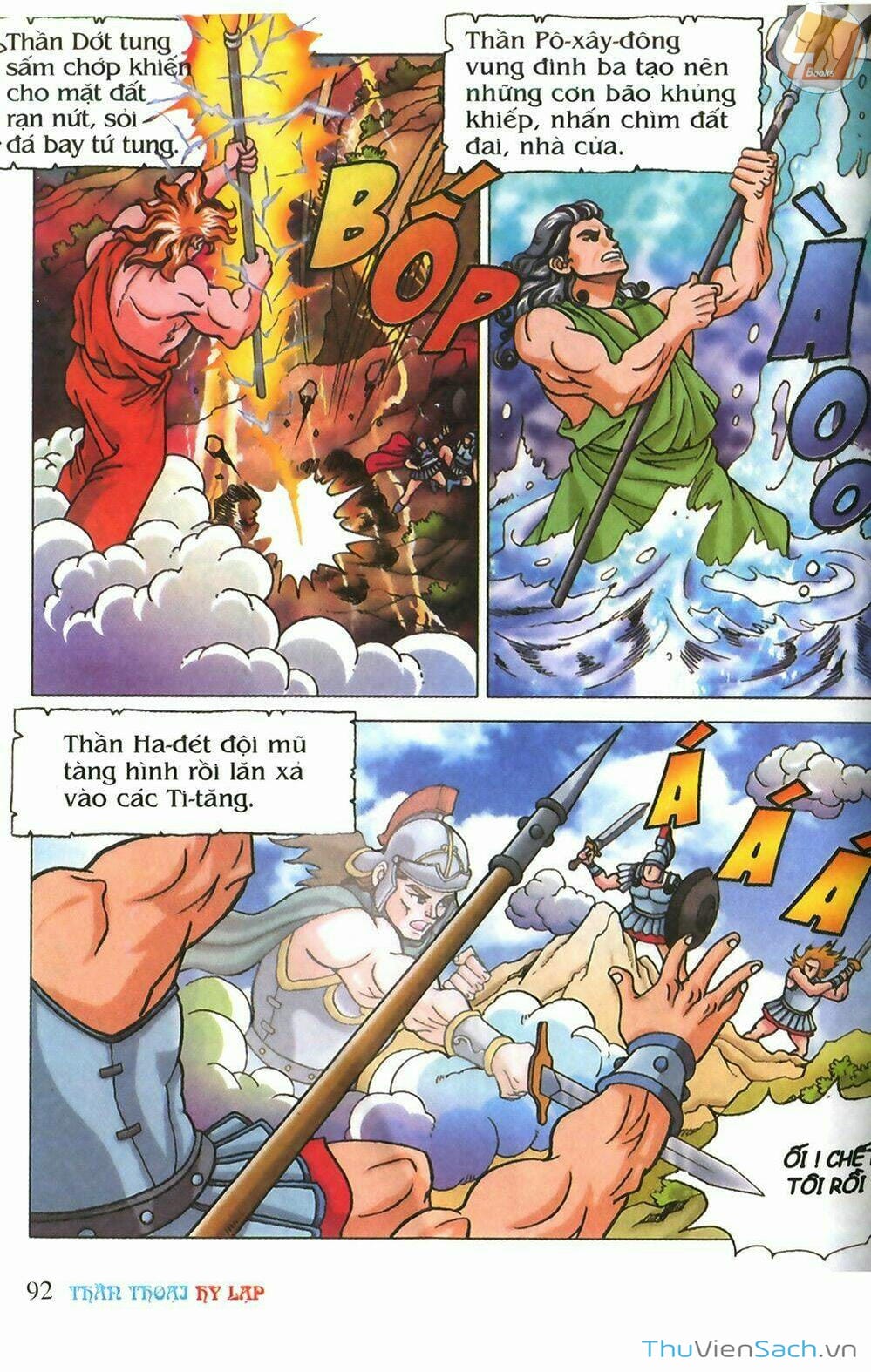 Truyện Tranh Thần Thoại Hy Lạp - Nguồn Gốc Các Vị Thần trang 3
