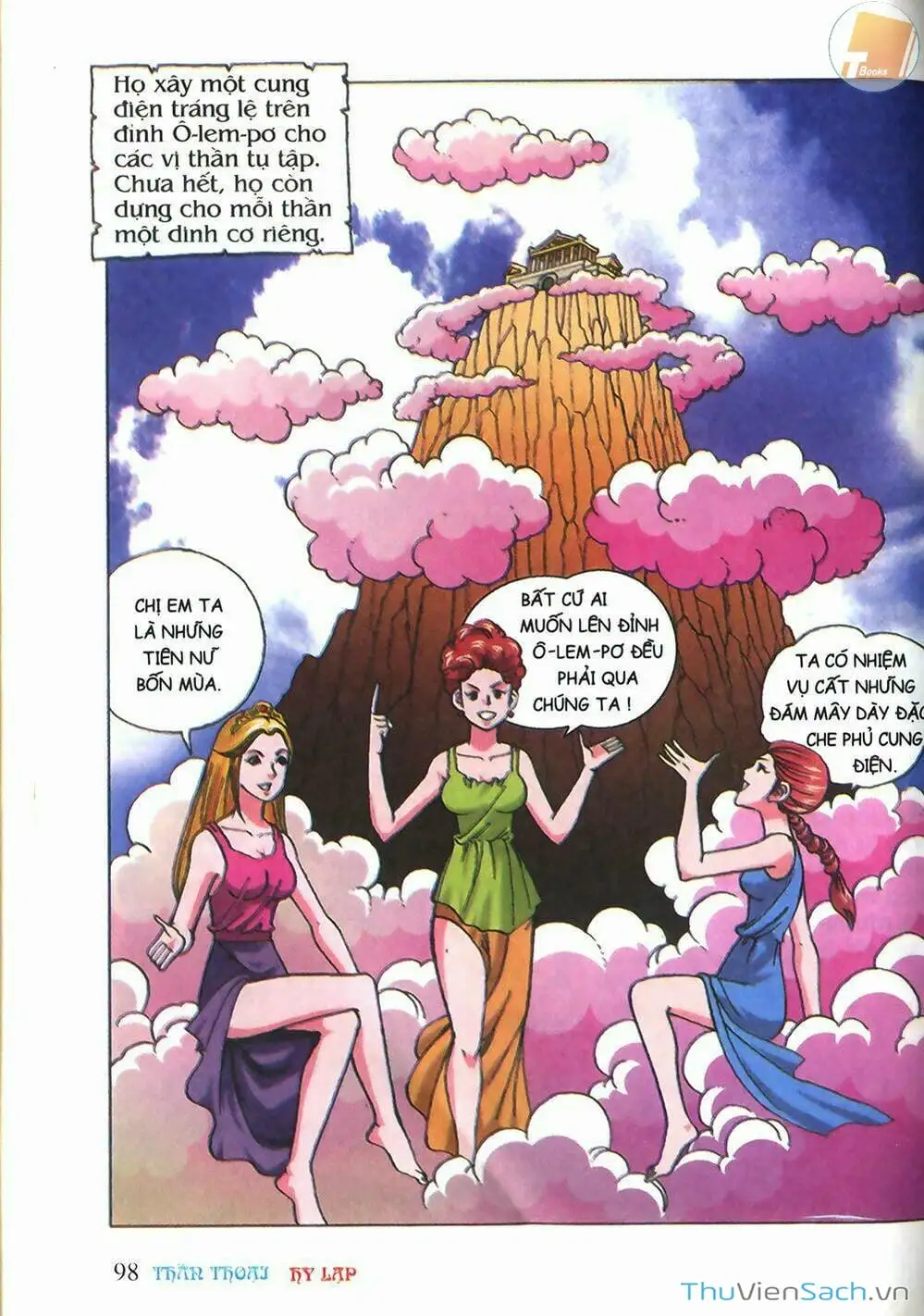 Truyện Tranh Thần Thoại Hy Lạp - Nguồn Gốc Các Vị Thần trang 3