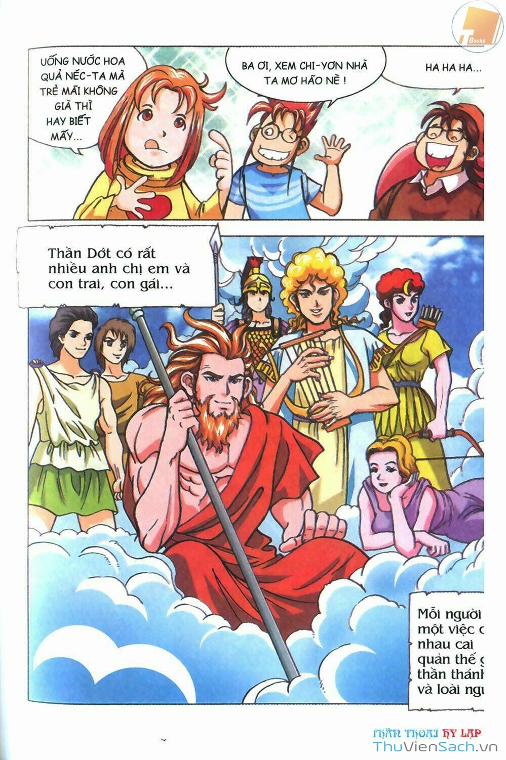Truyện Tranh Thần Thoại Hy Lạp - Nguồn Gốc Các Vị Thần trang 3