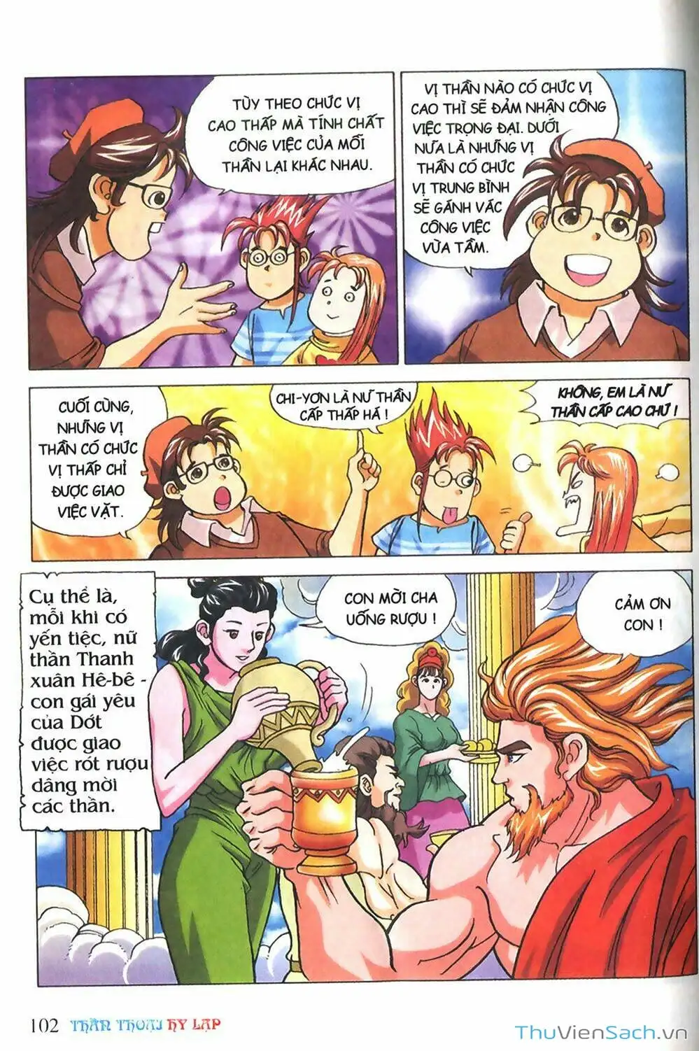 Truyện Tranh Thần Thoại Hy Lạp - Nguồn Gốc Các Vị Thần trang 3
