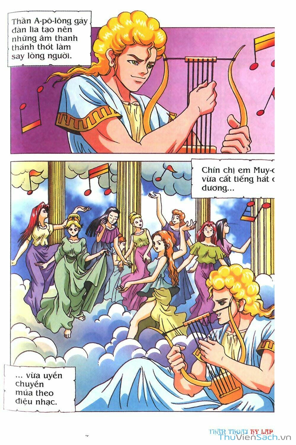 Truyện Tranh Thần Thoại Hy Lạp - Nguồn Gốc Các Vị Thần trang 3