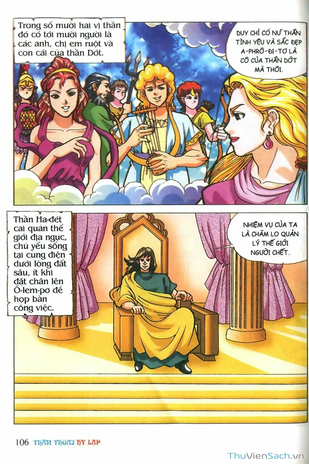 Truyện Tranh Thần Thoại Hy Lạp - Nguồn Gốc Các Vị Thần trang 3