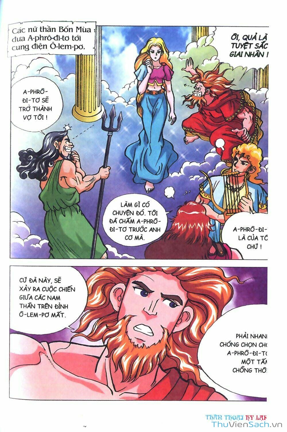 Truyện Tranh Thần Thoại Hy Lạp - Nguồn Gốc Các Vị Thần trang 3