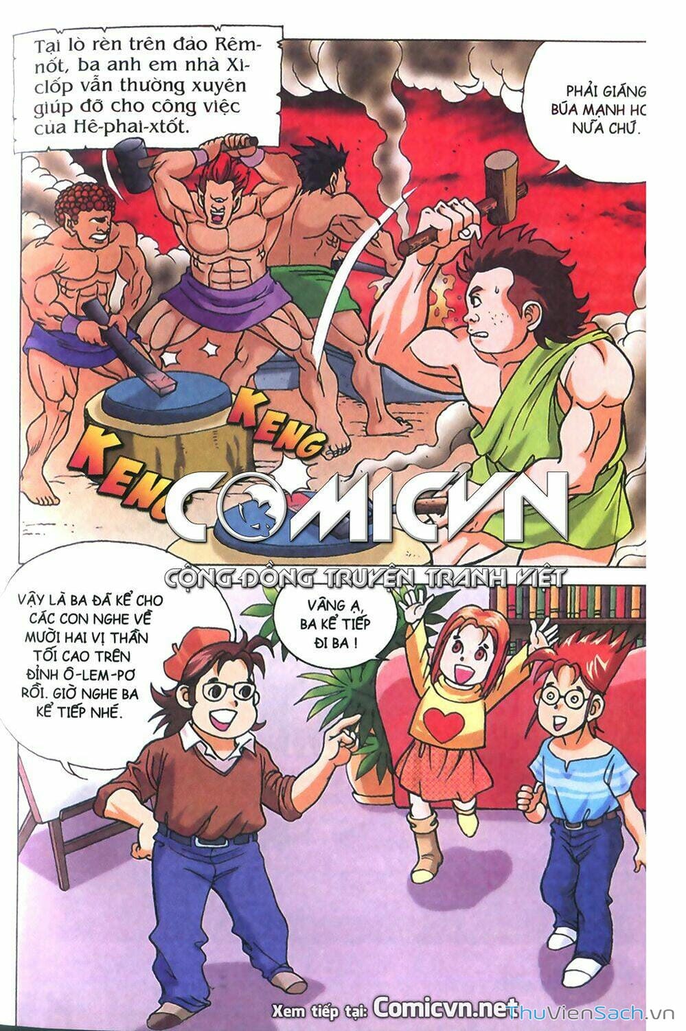 Truyện Tranh Thần Thoại Hy Lạp - Nguồn Gốc Các Vị Thần trang 3