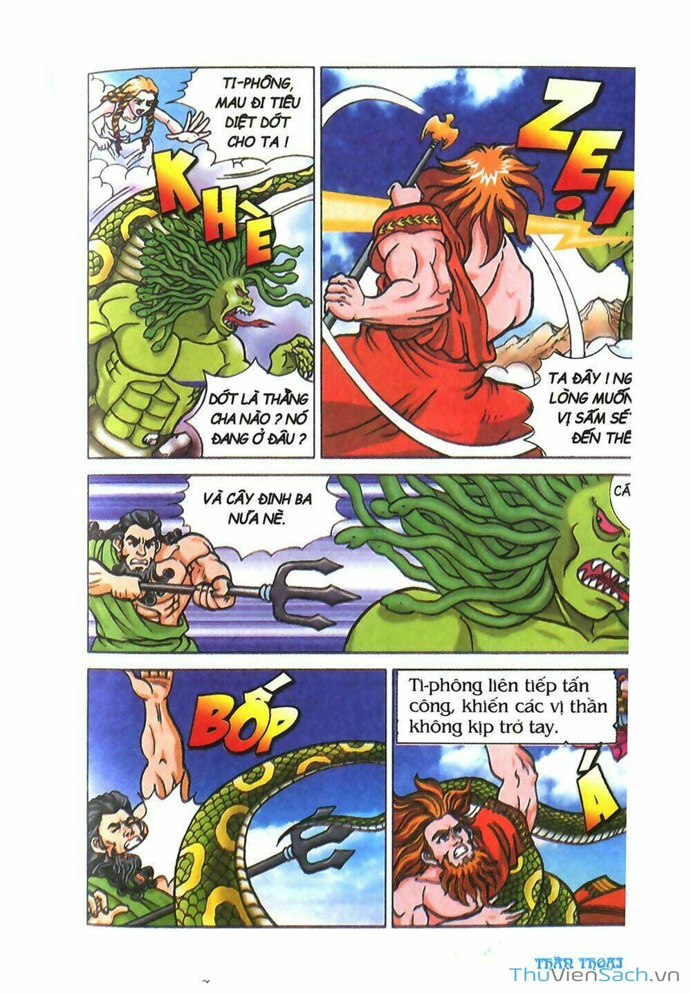 Truyện Tranh Thần Thoại Hy Lạp - Nguồn Gốc Các Vị Thần trang 3