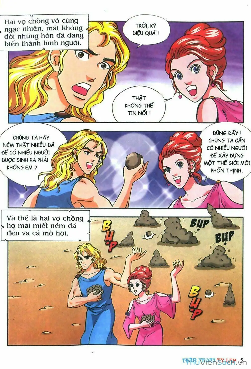 Truyện Tranh Thần Thoại Hy Lạp - Nguồn Gốc Các Vị Thần trang 3