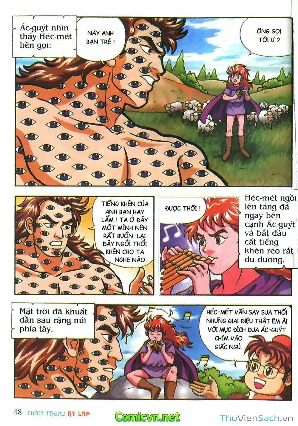 Truyện Tranh Thần Thoại Hy Lạp - Nguồn Gốc Các Vị Thần trang 3