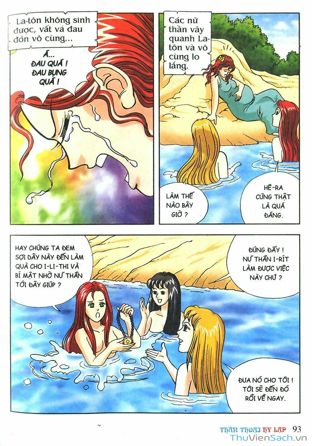 Truyện Tranh Thần Thoại Hy Lạp - Nguồn Gốc Các Vị Thần trang 3