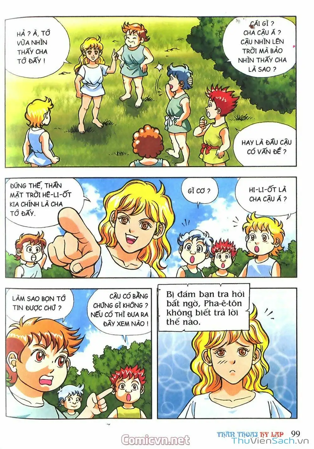 Truyện Tranh Thần Thoại Hy Lạp - Nguồn Gốc Các Vị Thần trang 3