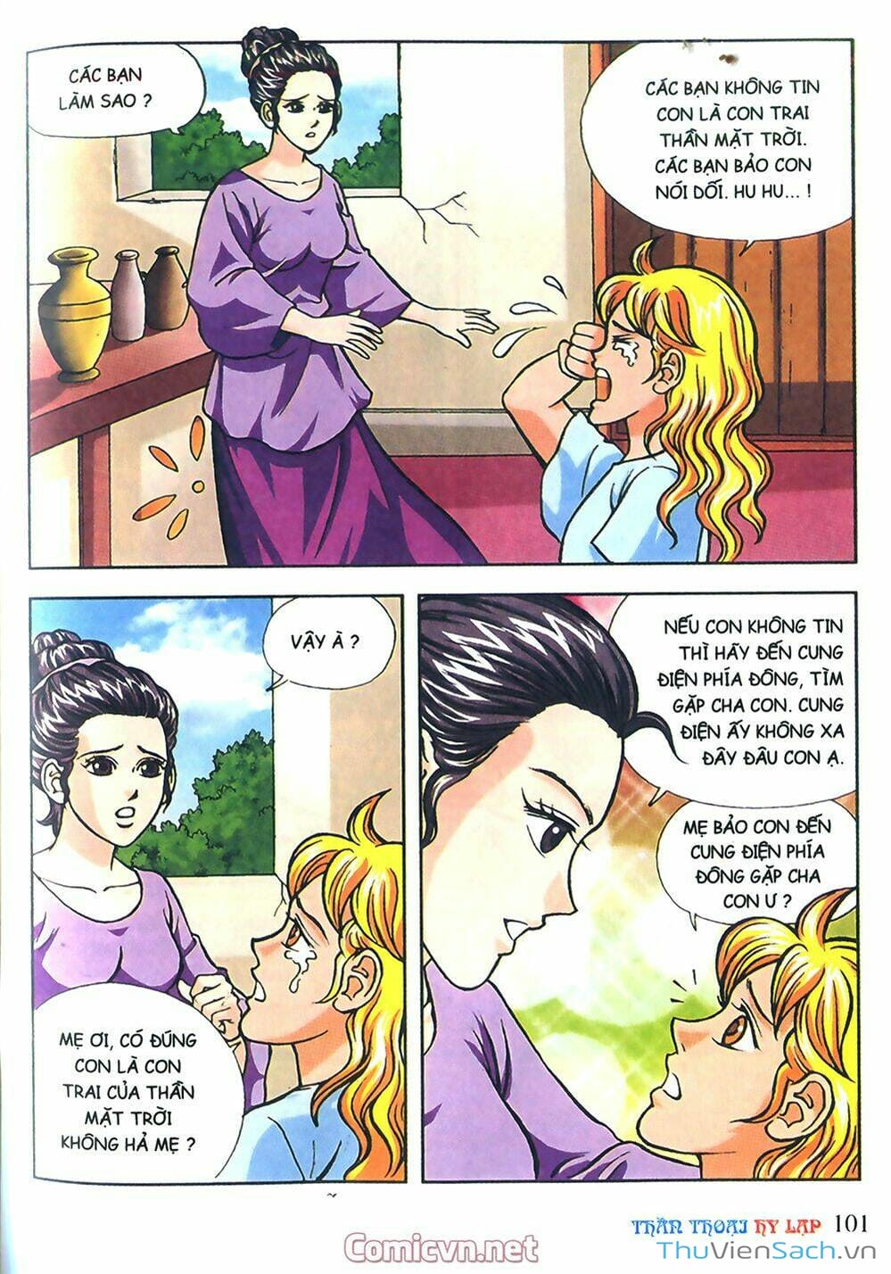 Truyện Tranh Thần Thoại Hy Lạp - Nguồn Gốc Các Vị Thần trang 3