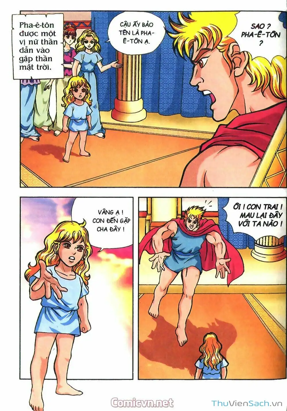 Truyện Tranh Thần Thoại Hy Lạp - Nguồn Gốc Các Vị Thần trang 3