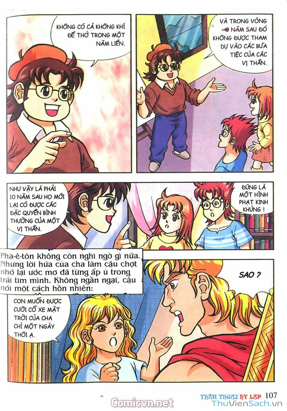 Truyện Tranh Thần Thoại Hy Lạp - Nguồn Gốc Các Vị Thần trang 3