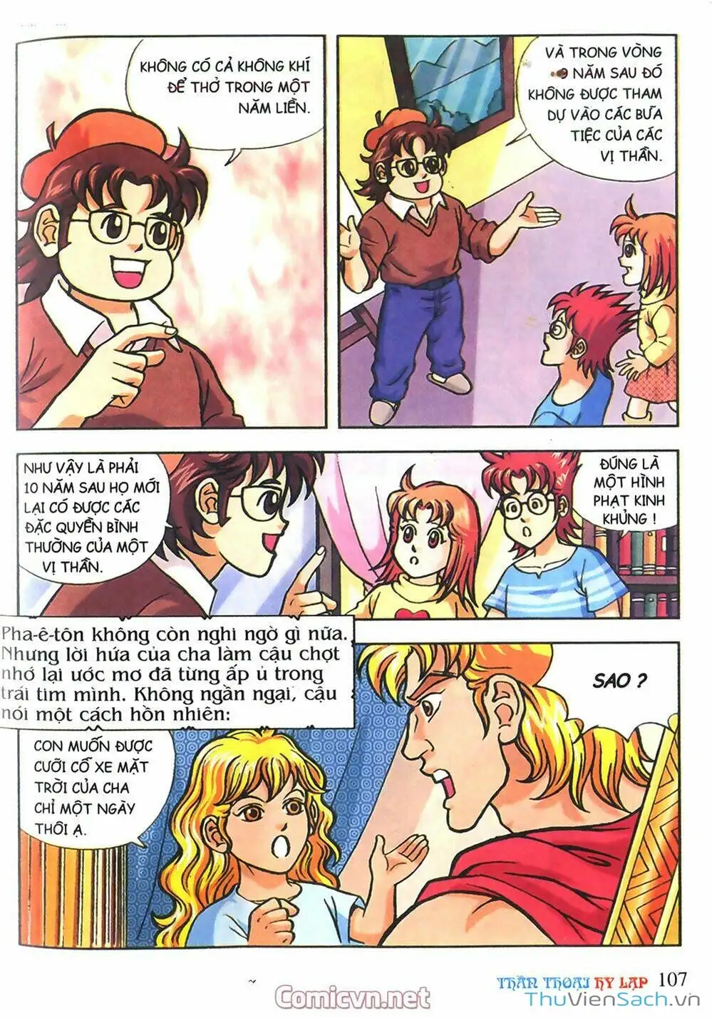 Truyện Tranh Thần Thoại Hy Lạp - Nguồn Gốc Các Vị Thần trang 3