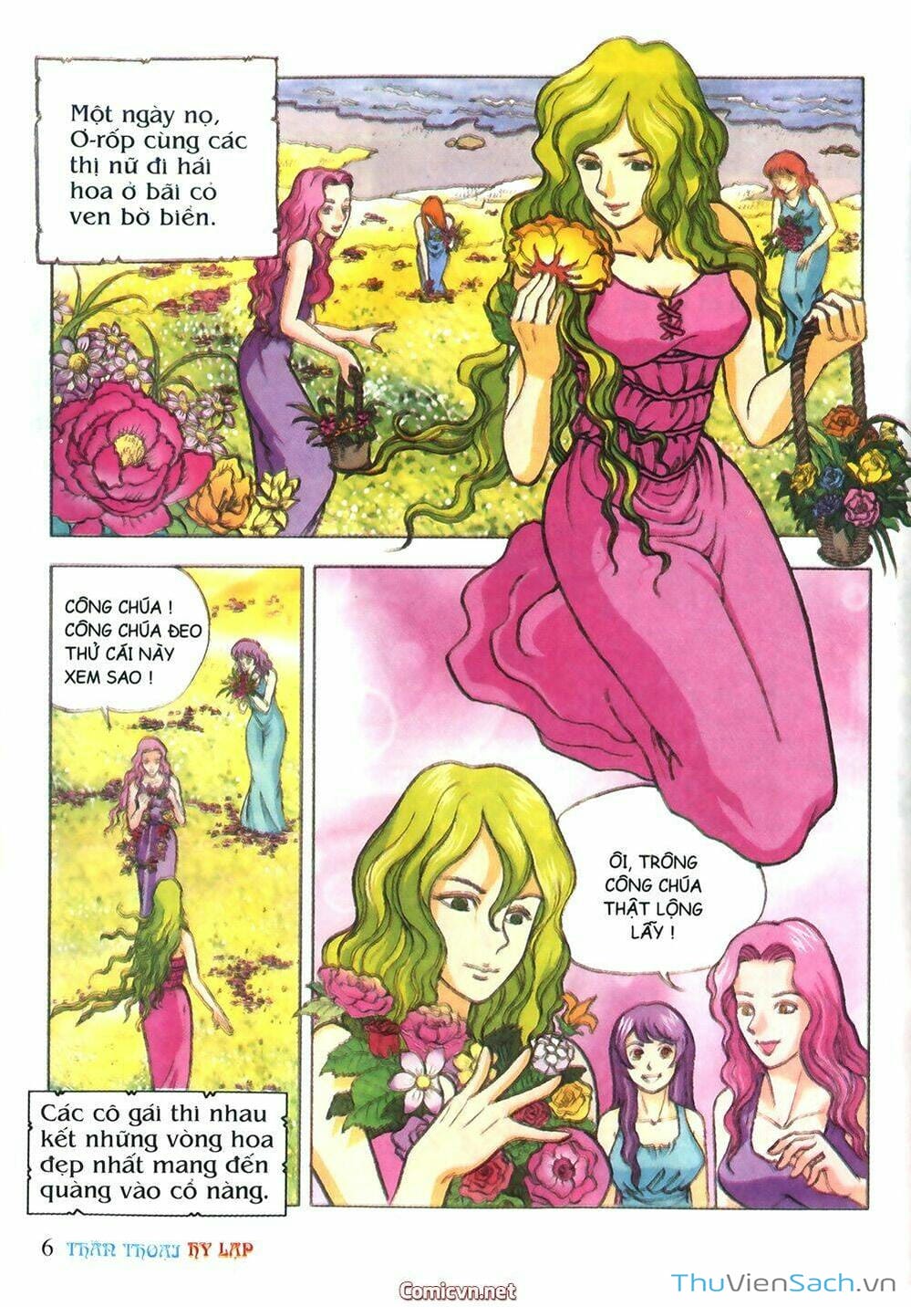 Truyện Tranh Thần Thoại Hy Lạp - Nguồn Gốc Các Vị Thần trang 3