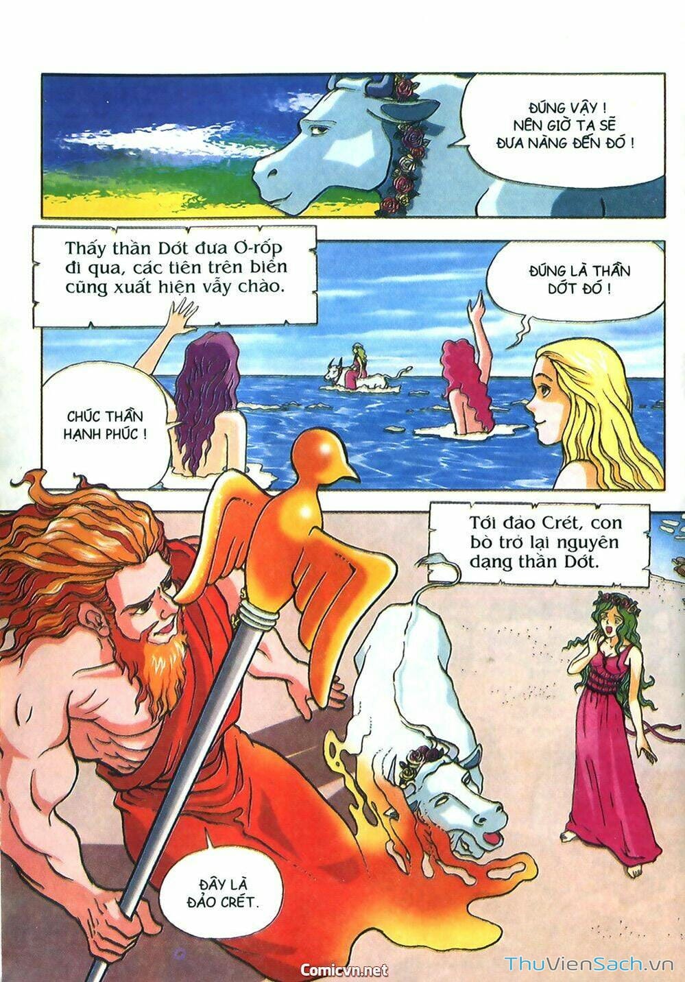 Truyện Tranh Thần Thoại Hy Lạp - Nguồn Gốc Các Vị Thần trang 3