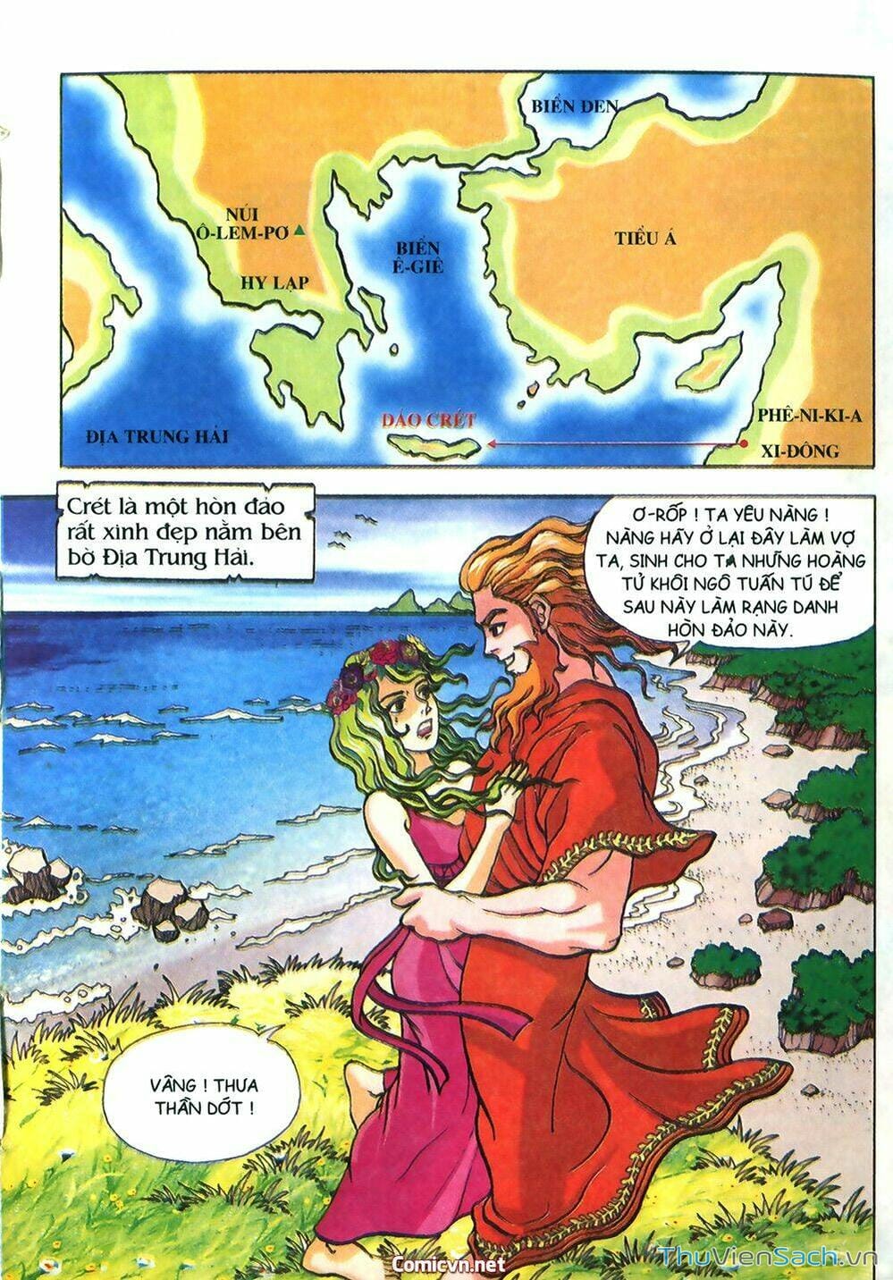 Truyện Tranh Thần Thoại Hy Lạp - Nguồn Gốc Các Vị Thần trang 3