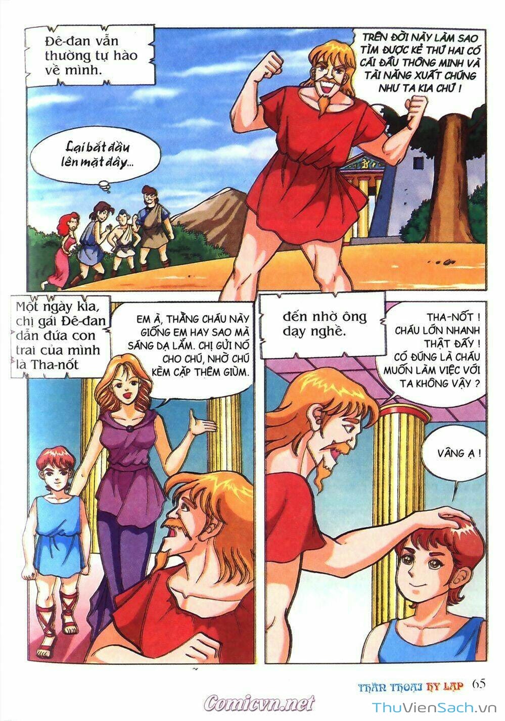 Truyện Tranh Thần Thoại Hy Lạp - Nguồn Gốc Các Vị Thần trang 3