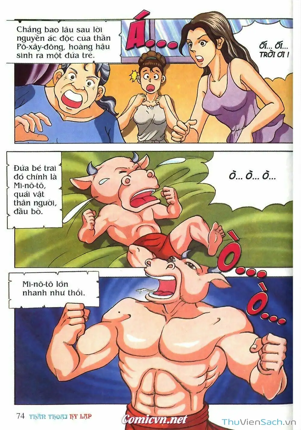 Truyện Tranh Thần Thoại Hy Lạp - Nguồn Gốc Các Vị Thần trang 3