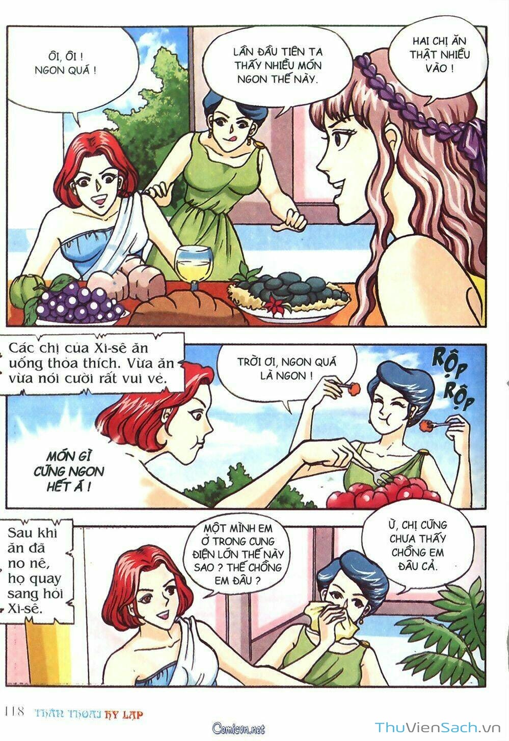 Truyện Tranh Thần Thoại Hy Lạp - Nguồn Gốc Các Vị Thần trang 3