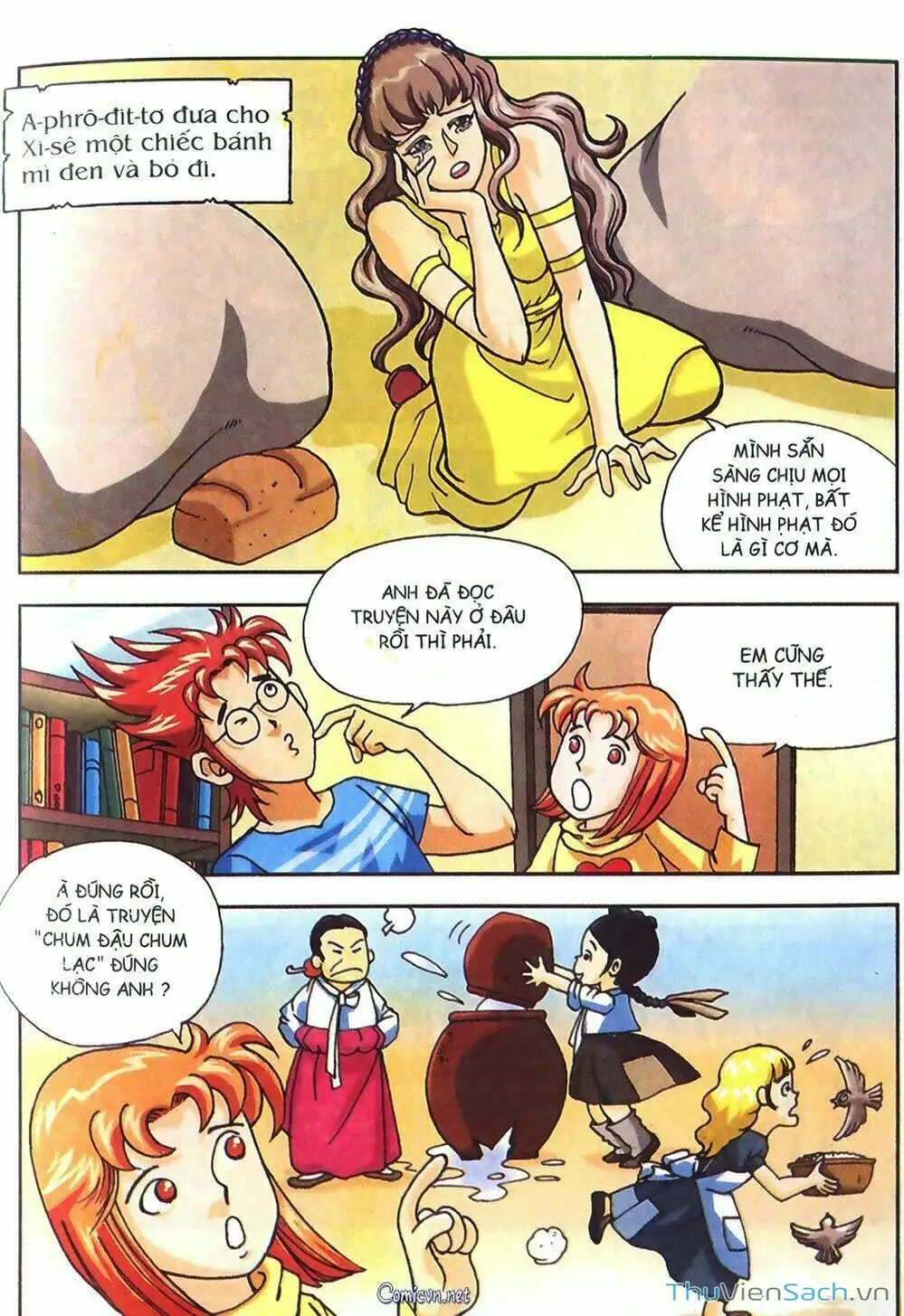 Truyện Tranh Thần Thoại Hy Lạp - Nguồn Gốc Các Vị Thần trang 3