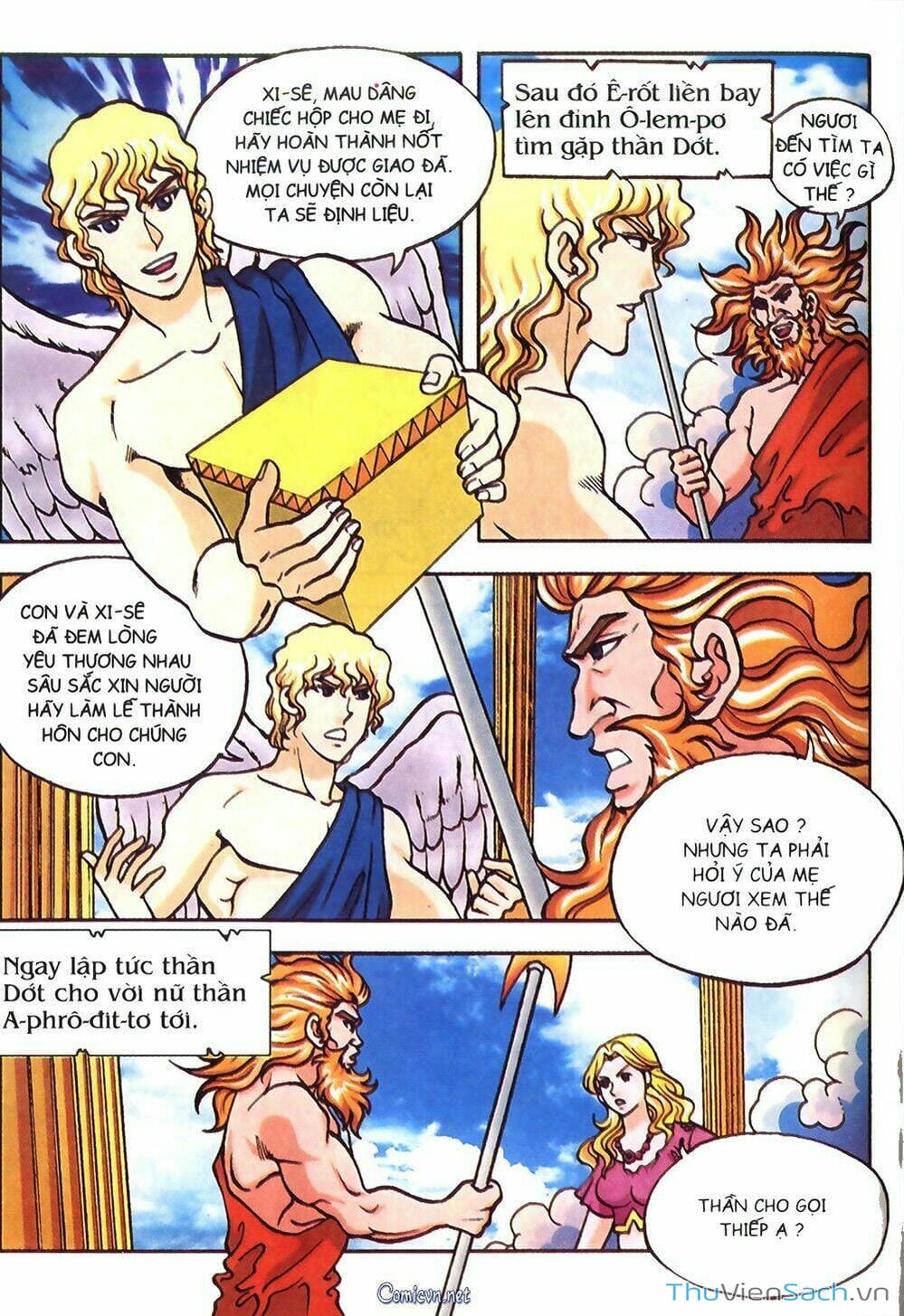 Truyện Tranh Thần Thoại Hy Lạp - Nguồn Gốc Các Vị Thần trang 3