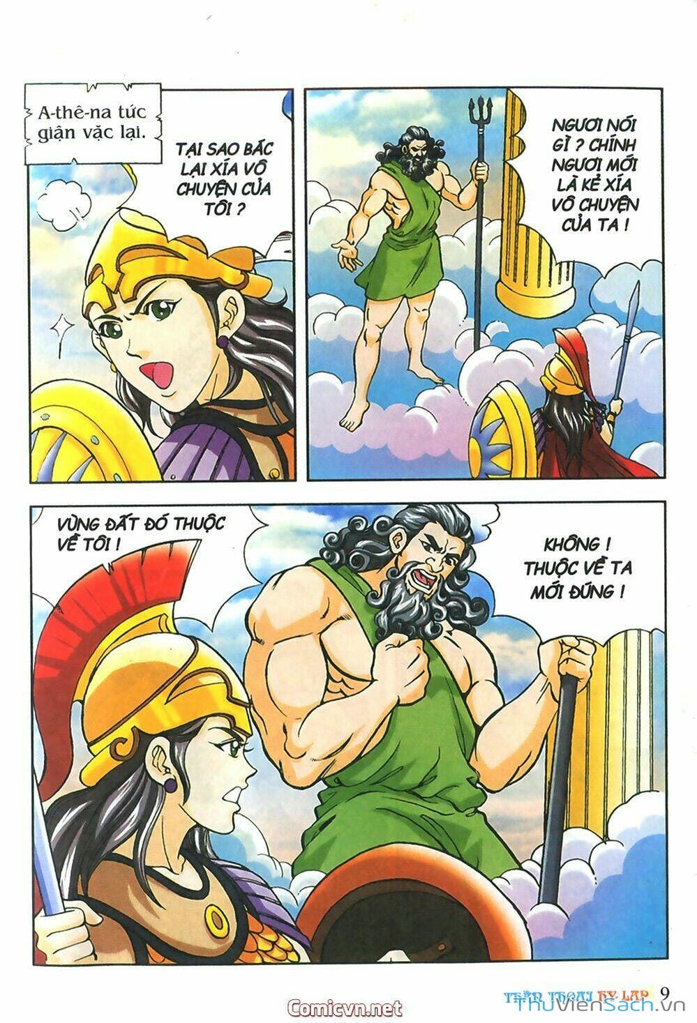 Truyện Tranh Thần Thoại Hy Lạp - Nguồn Gốc Các Vị Thần trang 3