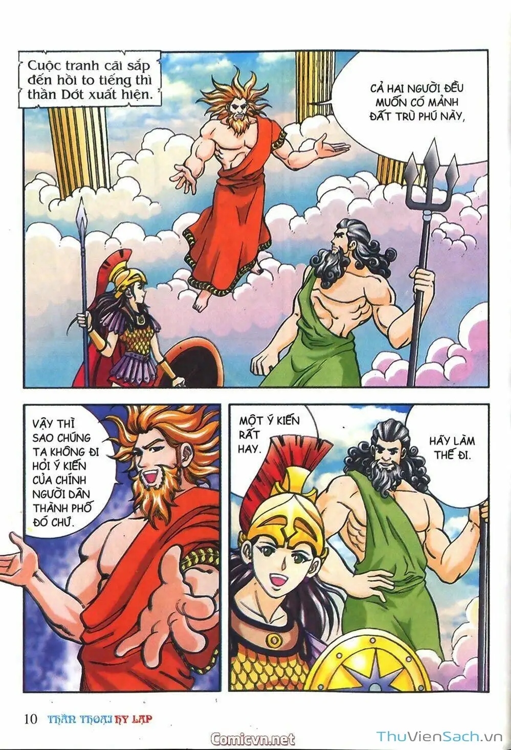 Truyện Tranh Thần Thoại Hy Lạp - Nguồn Gốc Các Vị Thần trang 3