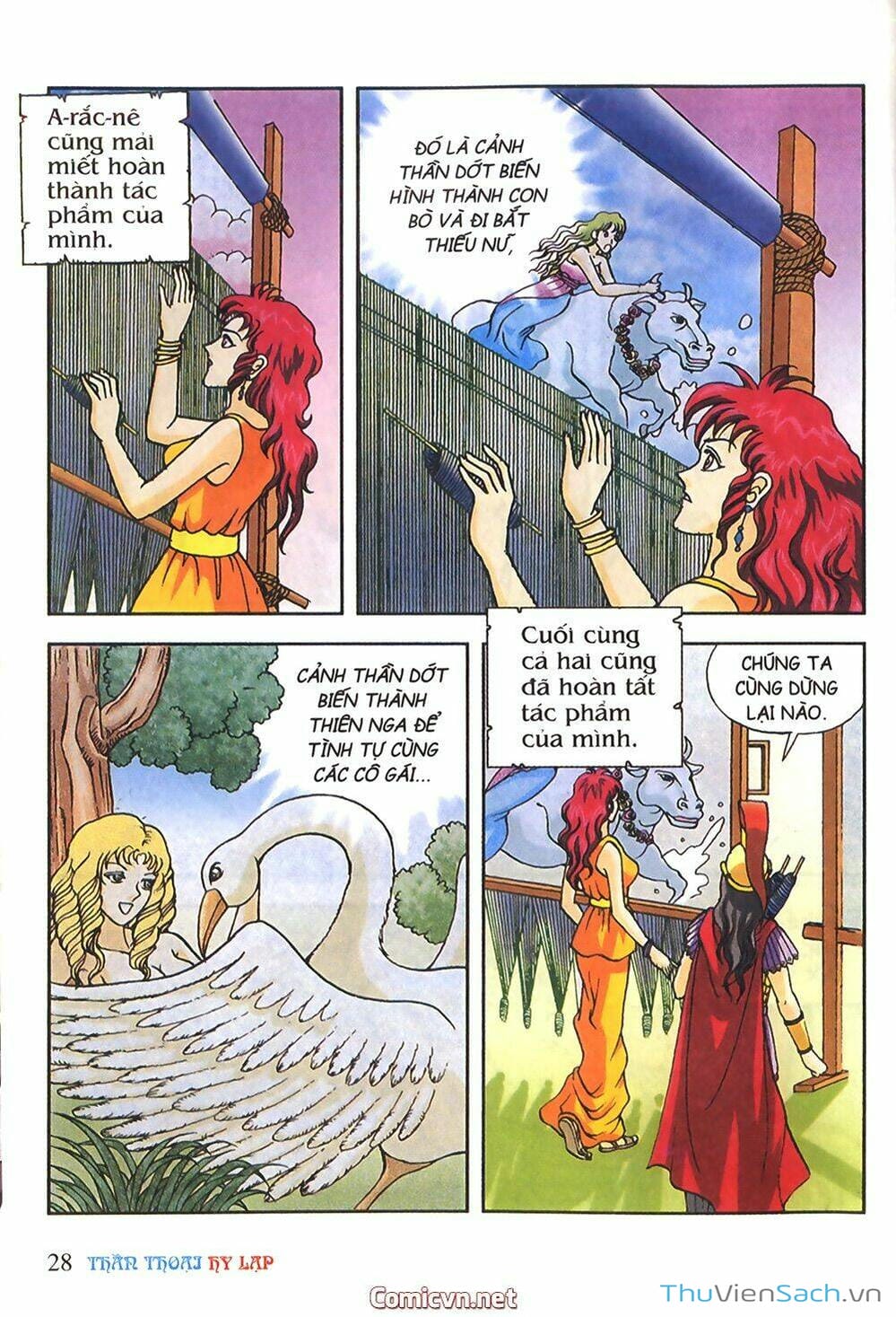 Truyện Tranh Thần Thoại Hy Lạp - Nguồn Gốc Các Vị Thần trang 3