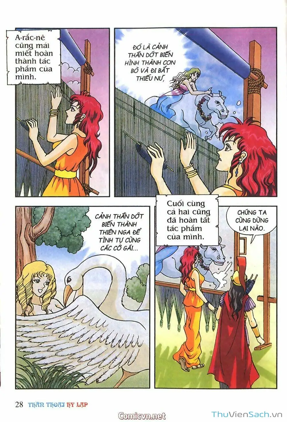 Truyện Tranh Thần Thoại Hy Lạp - Nguồn Gốc Các Vị Thần trang 3