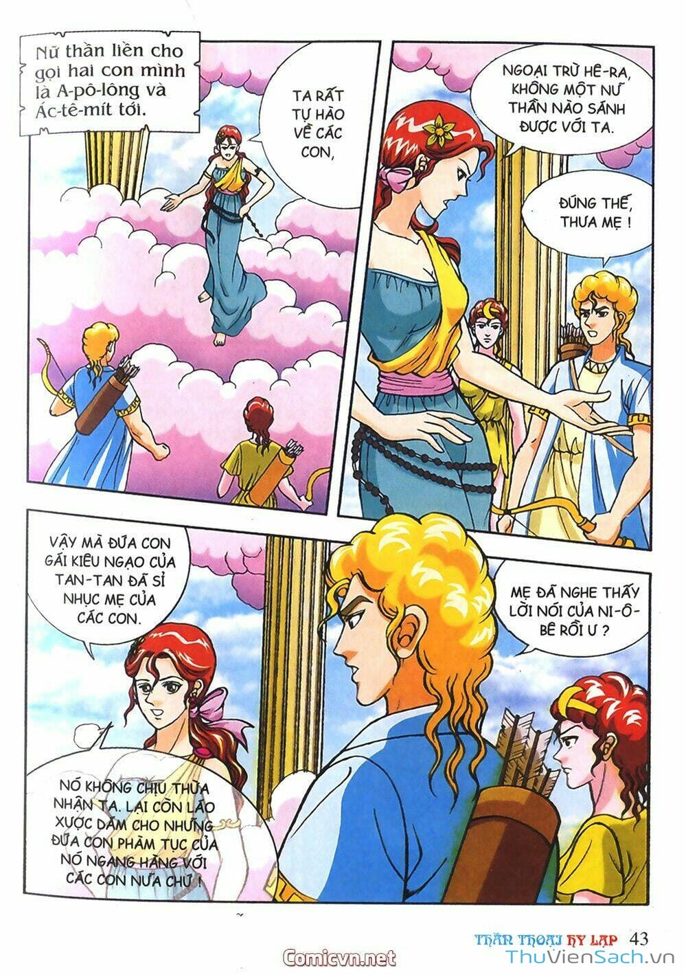 Truyện Tranh Thần Thoại Hy Lạp - Nguồn Gốc Các Vị Thần trang 3