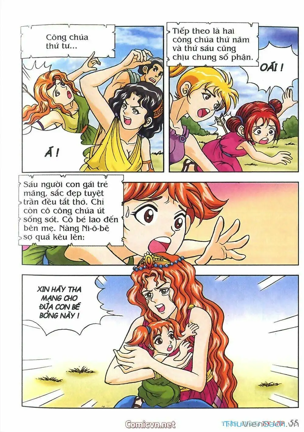 Truyện Tranh Thần Thoại Hy Lạp - Nguồn Gốc Các Vị Thần trang 3