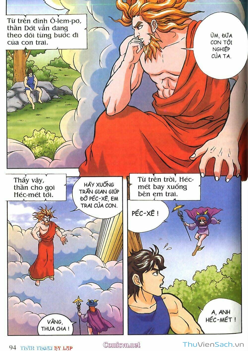 Truyện Tranh Thần Thoại Hy Lạp - Nguồn Gốc Các Vị Thần trang 3