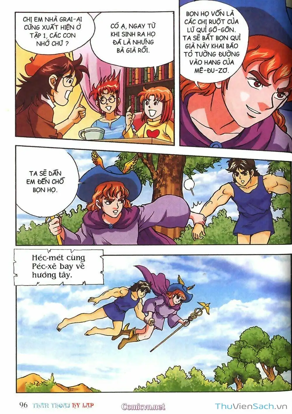 Truyện Tranh Thần Thoại Hy Lạp - Nguồn Gốc Các Vị Thần trang 3