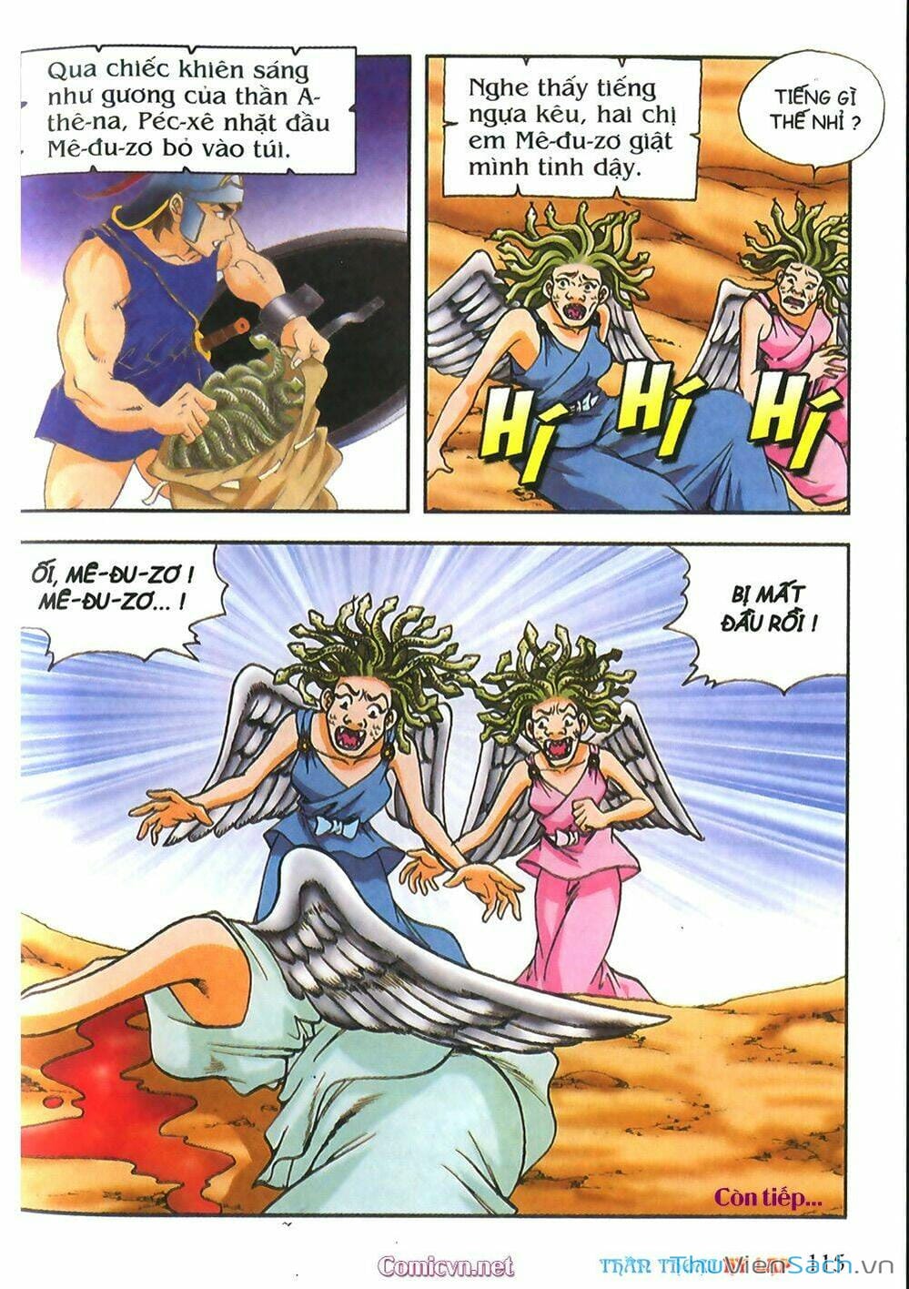 Truyện Tranh Thần Thoại Hy Lạp - Nguồn Gốc Các Vị Thần trang 3